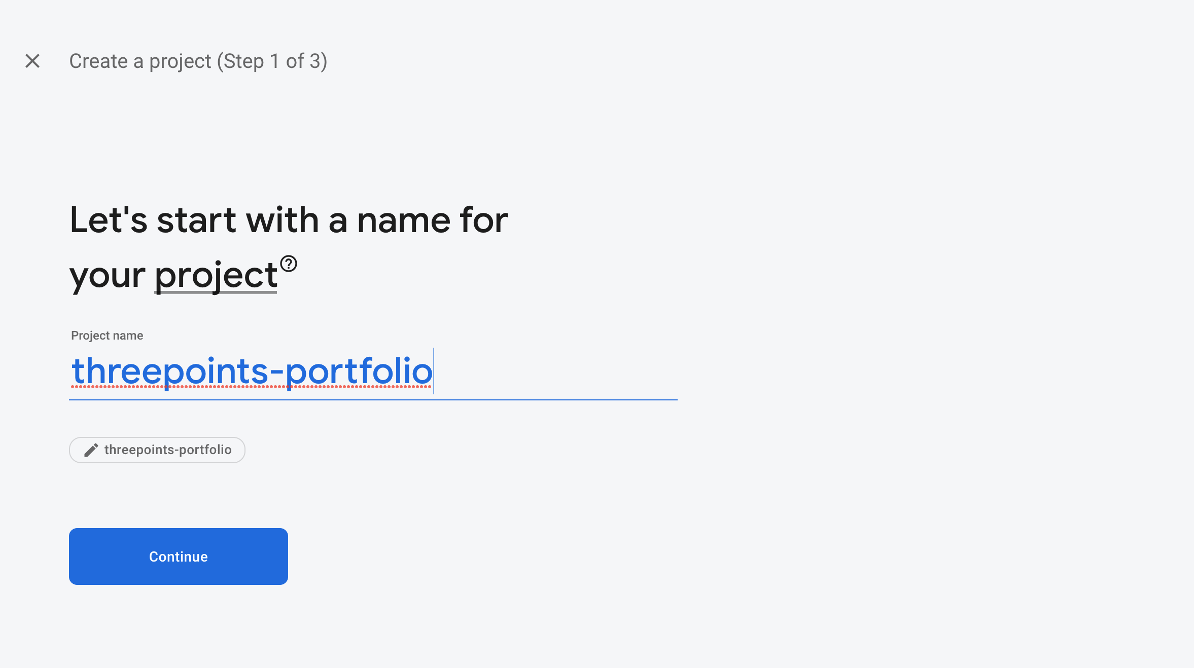 2 Nombre del proyecto